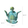 Yoga Meditation Sea Turtle Figurines, Coastal Turtle Ornaments for Garden,
