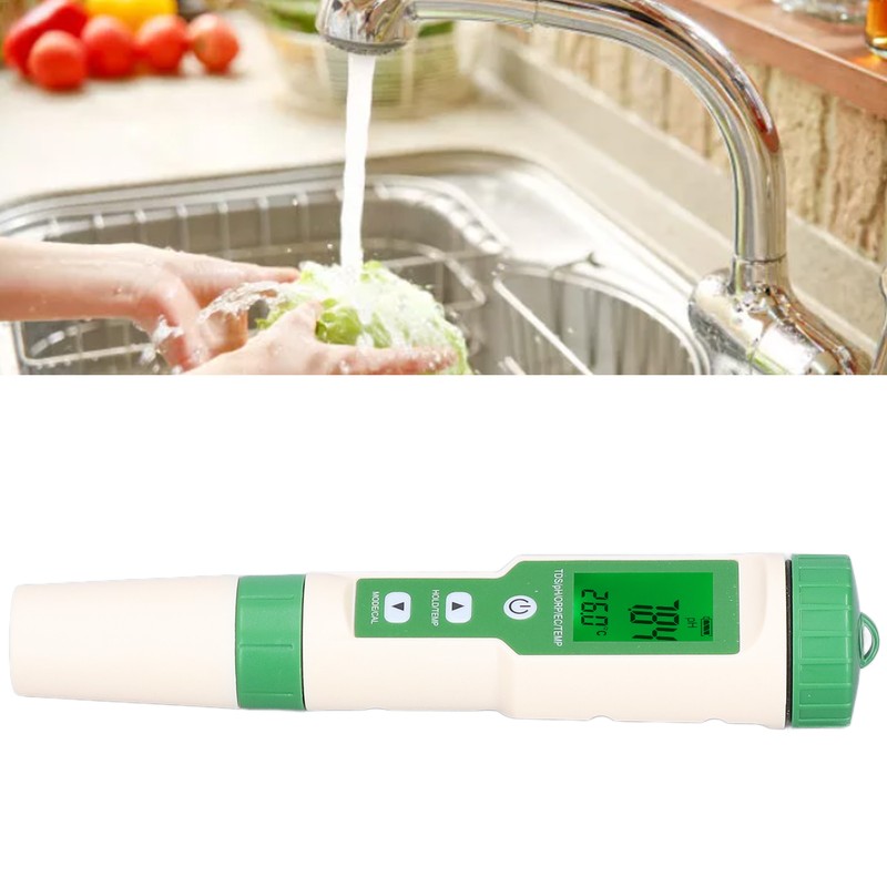 PH Tester with Backlight Digital Water Quality Meter High Accuracy