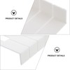 Vaguelly 52pcs Piano Keytops White Piano Keytops with Fronts Piano