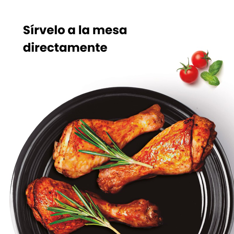 IBILI 919920 Recipiente para freidora de aire Enamelled Steel Container