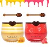 Bee Lip Balm Honey Pot Set – 4 PCS Strawberry