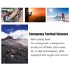 Emergency Response Shears Stainless Steel Multifunctional Foldable Scissors Pliers for