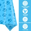 Paw Print Tablecloth, 1 Pack Large Size Plastic 54"x108" Dog