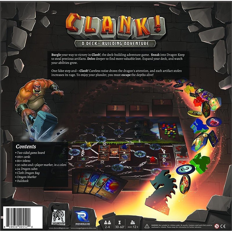Renegade Game Studios Clank! A Deck Building Adventure! 156 months