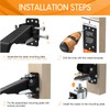 SOLEJAZZ Retractable Casters kit 720 LBS Workbench Casters Heavy Duty