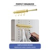 BaiNong 12 inch Valet Rod for Closet Pull Out Closet