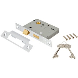 ERA 573-61 3-inch 76mm 3-Lever Sashlock with Chrome Effect