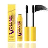 Waterproof Mascara with Bubble Fiber Technology, Smudge-Proof and Clump-Free Formula