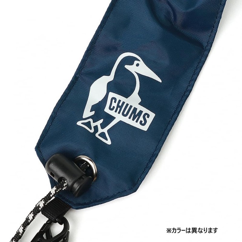 Chums Wearable Sling Shoulder Bag, Sweat Nylon, Black/Charcoal