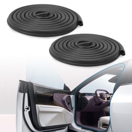 Front Left Right Door Weather Stripping Seal Fits 1999-2007 Silverado Suburban Avalanche, Sierra Yukon, Escalade, Rubber Front Door Weatherstrip OE# 15244250 15063155