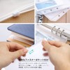 Personal Organizer Refill Zippered Pocket LOORIPRO A5 Clear Pockets 8-Piece