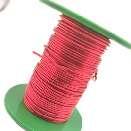 Xuulan Magnet Winding Enameled Copper Wire 40AWG 30AWG 34AWG 0.06mm 0.08mm 0.4mm 0.65mm Red Copper Wire QA-1/155 for Speaker Coils (Color : OD 0.04mm, Size : Weight 100g)