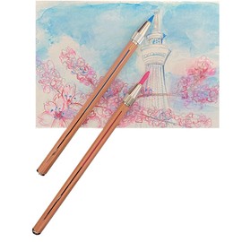 Hokusei 45023 Colored Pencils, Watercolor Pencils, Lead Refills, 0.13 inches (3.3 mm), Set of 13 Colors
