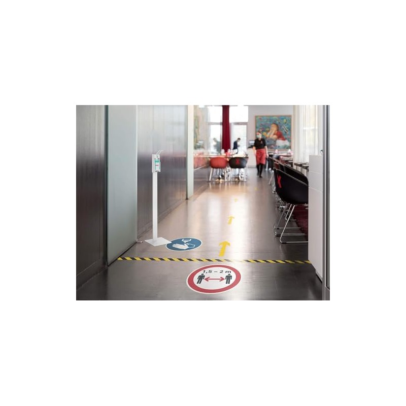Durable Floor Stickers Arrow Removable 100 mm x Approx. 0.2