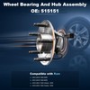 Uni-Links 515151 Front Wheel Bearing Hub Assembly Compatible with Ram