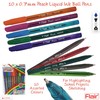 Flair 10 x 0.7mm Peach Liquid Ink Ballpoint Pens Projects
