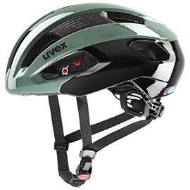 uvex Rise - Safe Helmet for Men and Women - Individual Size Adjustment - Optimised Ventilation - Moss Green-Black - 52-56 cm