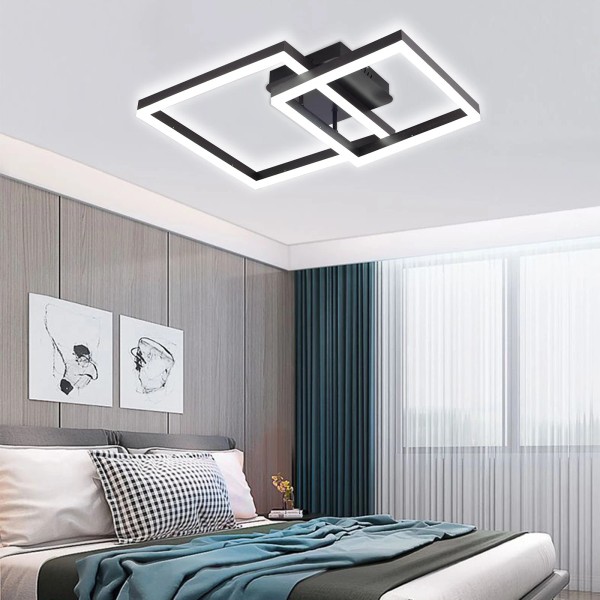 Unbranded Modern LED Ceiling Light Dimmable Flush Mount Lamp Chandelier