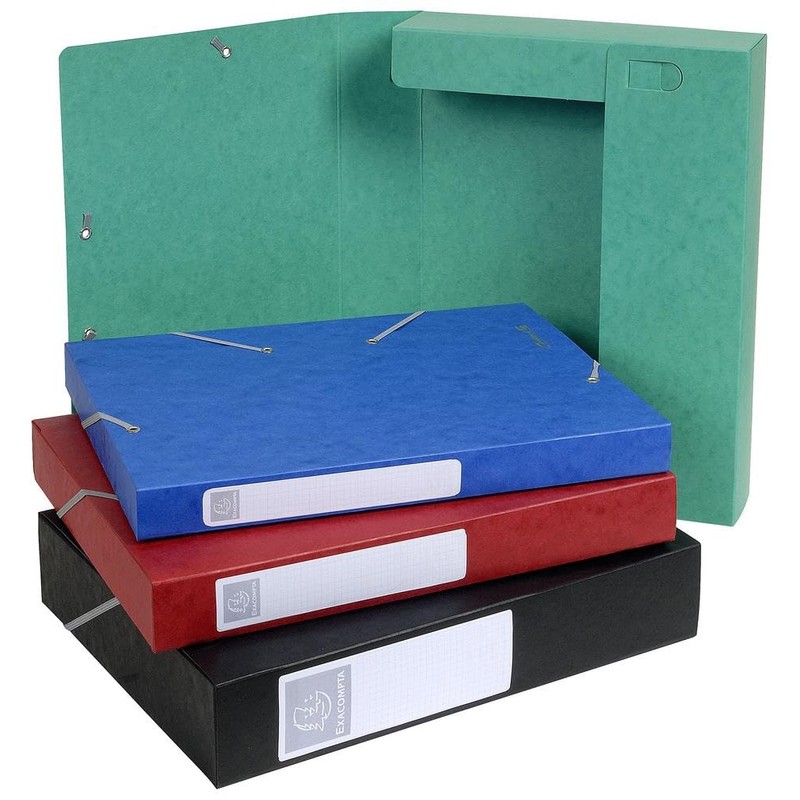 Exacompta 14000H Archivbox Cartobox (Manila carton, back 40 mm, DIN
