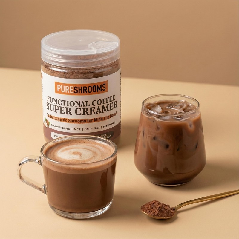 PureShrooms Functional Coffee Super Creamers (Cacao)