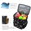 MIYCOO Lunch Bag for Women Men Double Deck Lunch Box