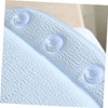 Beavorty 1pc PVC Bath Pillow for Tub Bathtub Cushion Suction