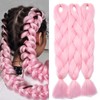 Hair Extension 60 cm Crochet Braids Two Tone Ombre Braiding