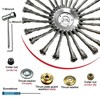 SoJumpvr 10 Inch Steel Wire Wheel Brush Weed Eater Head,