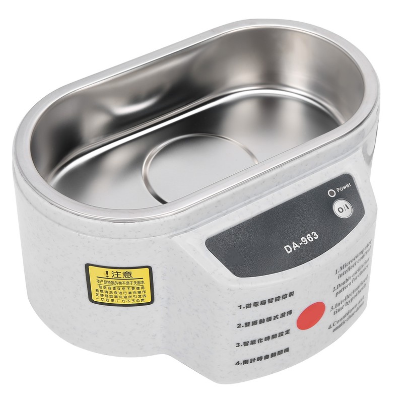 Rrofessional Dentures Ultrasonic Cleaning Machine Mini Household Eyeglasses Jewelry CleanerAU