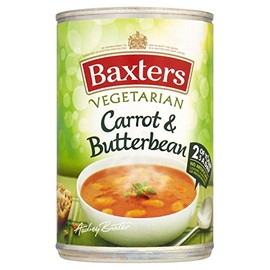 Baxters Vegetarian Carrot & Butterbean Soup (400g) - Pack of 2