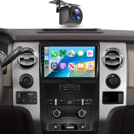 8Core 4+64G Car Radio for Ford F150 2009 2010 2011 2012 Wireless Carplay Android Auto,9" IPS Radio,Android/GPS WiFi/32EQ DSP/59UI/Bluetooth5.0/SWC/Backup Camera for F150 Radio Upgrade