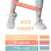 Squeeze Bands, Exercise Bands for Women, 3 Flat Long Pilates