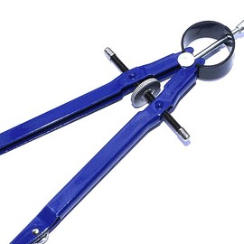 1 Piece Compass Geometry Compass Drawing Metal Compass Geometry Compass Blue School Compass Quick Adjustment Compass with Middle Drive Spindle with Replacement Leads Mathematics for Primary School