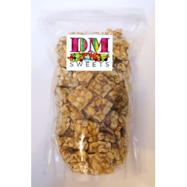 Old Fashioned Crunchy Peanut Squares - 1 lb in a Resealable Bag to Ensure Freshness