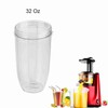 Juicer Mixer Replacement Cup, 18/24 oz Blender Cup Jar Top