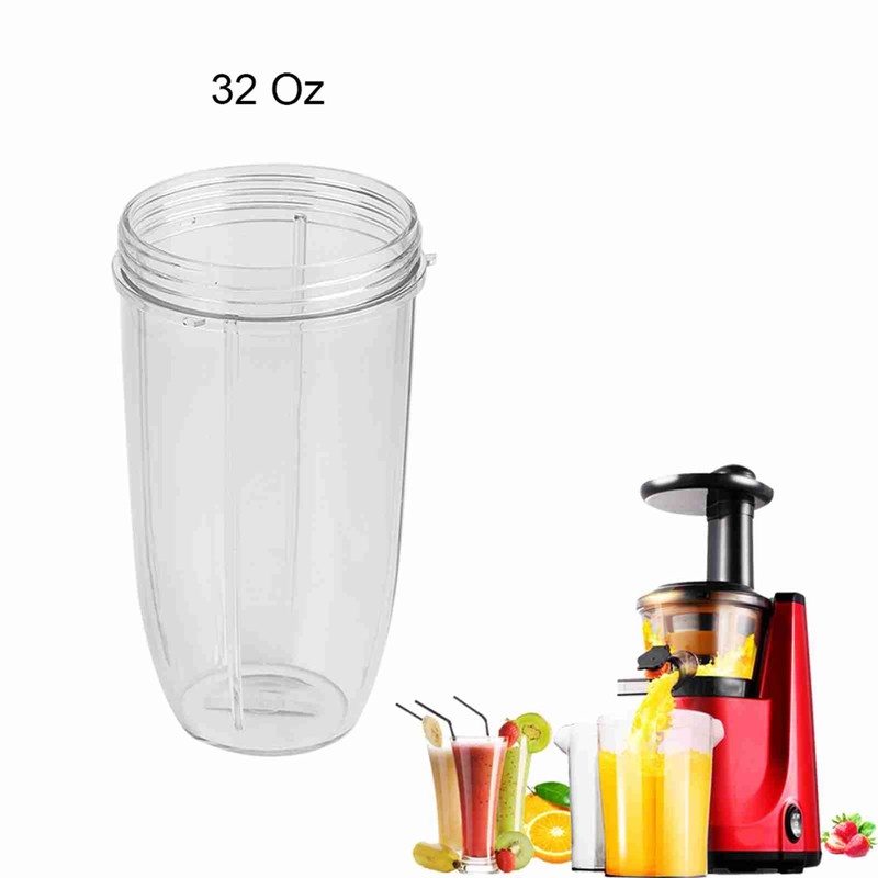 Juicer Mixer Replacement Cup, 18/24 oz Blender Cup Jar Top