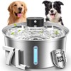 Dog Water Fountain for Large Dogs, 2025 Upgraded Fully Stainless