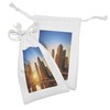 Lunarable City Fabric Pouch Set of 2, Skyscrapers of Shanghai