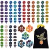 QMay DND Dice Set 20 X 7 Polyhedral Dice (140pcs)