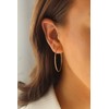 14K Gold Plated Hoop Earrings,925 Sterling Silver Post Hoop Earrings