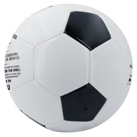 KWOOD Custom Classic Soccer Ball,Engraved Soccer Ball with Premium Pump for Training Recreation Practice,Available for Indoor Outdoor Toddlers Kids Teens Adults (to Granddaughter)