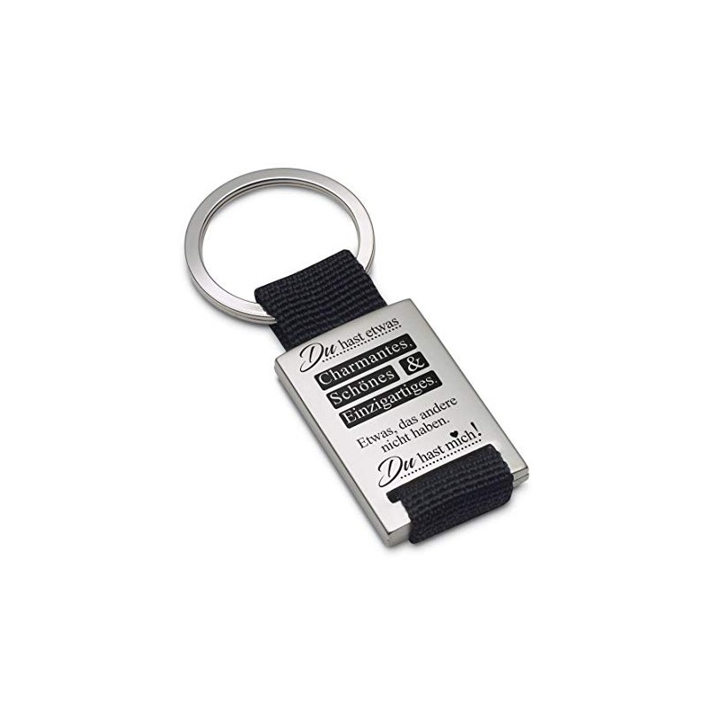 Lieblingsmensch Keyring Model: Du hast etwas Charming, Beautiful & Unique...,