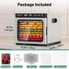 KEENSTAR Food Dehydrator Machine, 9 Stainless Steel Trays Jerky Dryer