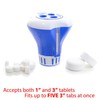 ATIE Floating Pool Spa Chlorine Tablet Dispenser Floater with Built-in
