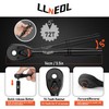 LLNEDL 1/4 inch Drive Socket Set & Nut Driver Set