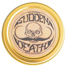 Vintage Grooming Sudden Death Mustache Wax (Strong Hold, Easy Application) By Death Grip