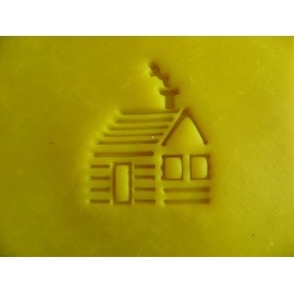 cottage stamp for soap pottery clay cement