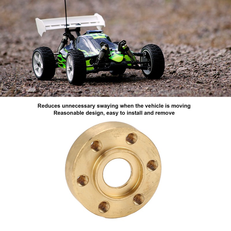 4PCS RC Wheel Hex Hub Adapter 1.9 2.2in Rustproof Widen