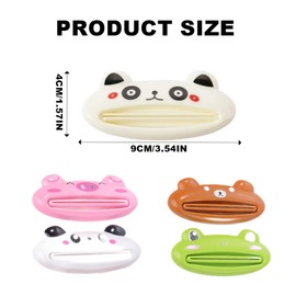 DDKY Pack of 8 toothpaste squeezers, tube squeezers for all tubes of toothpaste squeezer, toothpaste tubes