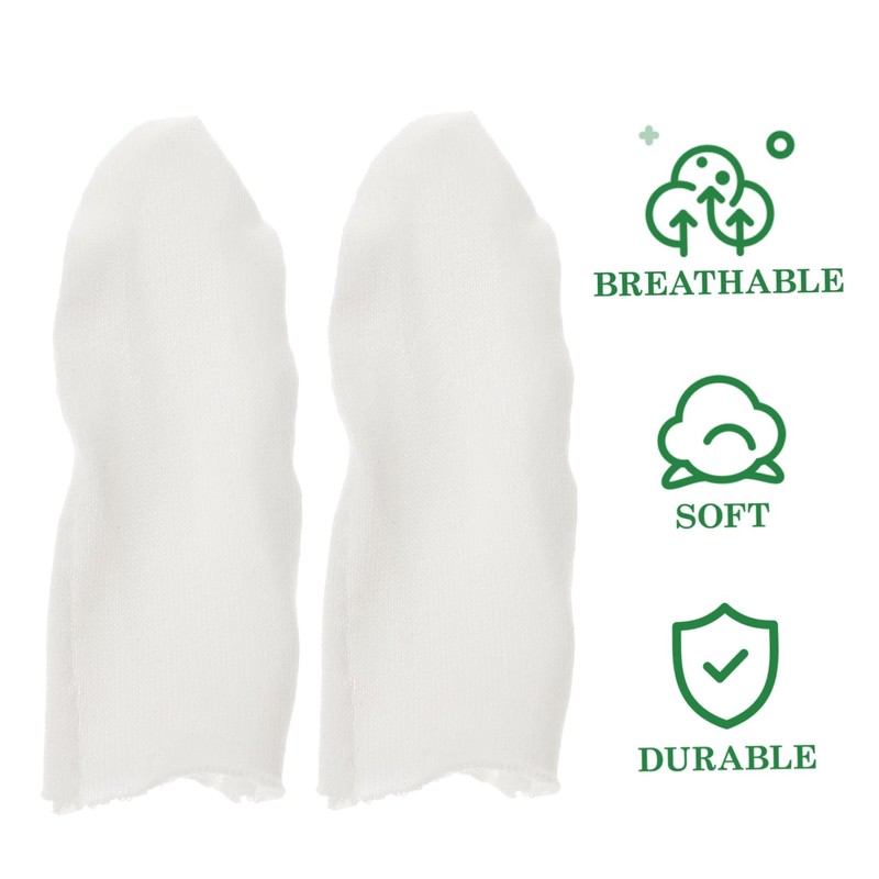TOVINANNA 200pcs Cotton Finger Cover Finger Cot for Home Store